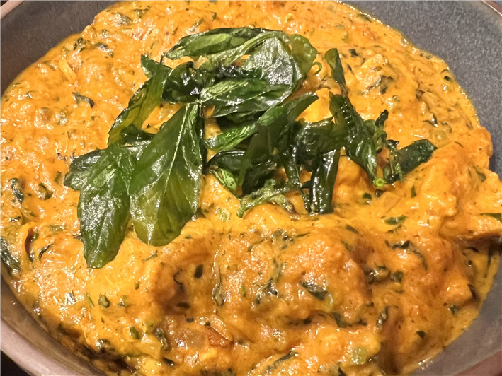 methi chicken (Arnaud Tauzin chicken)